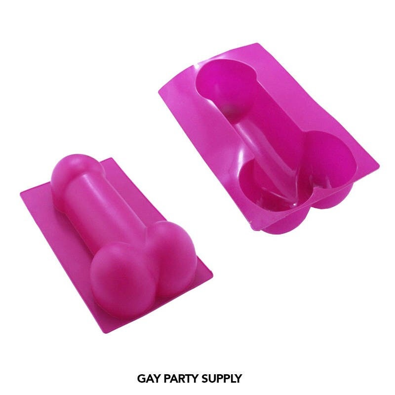 Big Penis & Balls Cake Mold, Dick Cake, USA Jello and Ice Mold