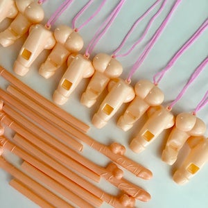 Gold Penis Straws, Big Dck Straws,Dick Straws, Custom Color Penis Straws, Dicky Straws image 9