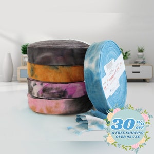 Candy - Premium Tie Dye T-shirt ribbon yarn 4.4 cm wide - 650 gr - Economy pack - 65% more than the regular