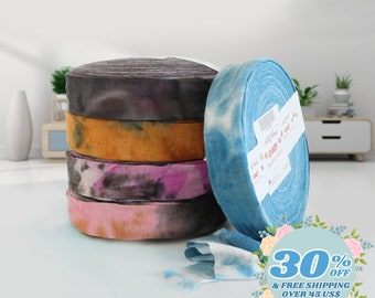 Candy - Premium Tie Dye T-shirt ribbon yarn 4.4 cm wide - 650 gr - Economy pack - 65% more than the regular