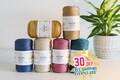 Diamond - 3 mm Shiny Polyester pp cord 200 gr - For crocheting and knitting bags product logo