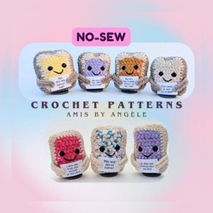 Bundle - No-sew crochet PATTERNS - Lovable Toast and Lovable Pop-Tart
