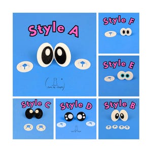 Safety Eyes - 3D printed - Cartoon - Kawaii