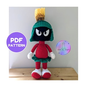 Crochet PATTERN - Angry Alien