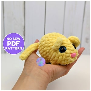 Crochet PATTERN - No-Sew Mikey the Mouse