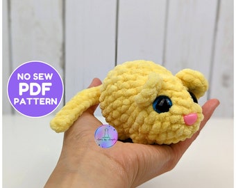 Crochet PATTERN - No-Sew Mikey the Mouse
