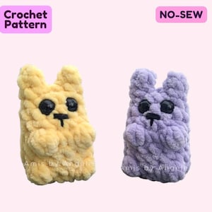 Crochet PATTERN - No-Sew Squishy Kitty