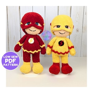 Low-Sew Crochet PATTERN - Speedy & Inverse Speedy