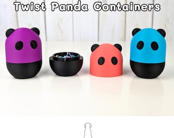 Panada Twist Containers - 3D Printed - For Stitch Markers, Needles and Notions