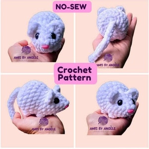 Crochet PATTERN - No-Sew Mikey the Mouse