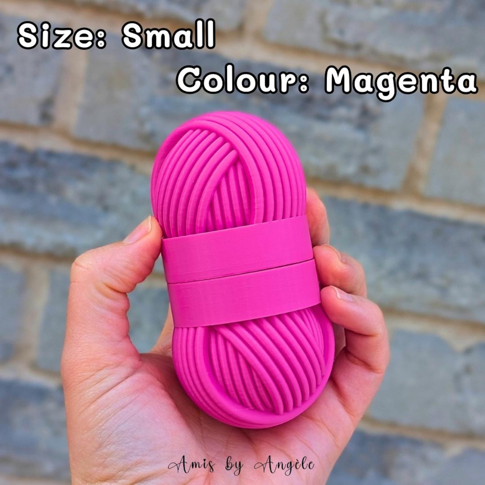 Yarn Skein Container - 3D Printed - Twistable Stitch Marker Notions ...