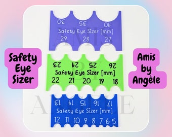 Safety Eye Sizer - Safety Eye Ruler