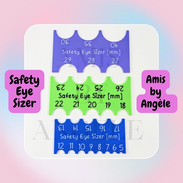 Safety Eye Sizer - Safety Eye Ruler