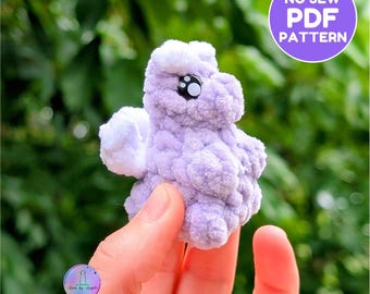 No-Sew Crochet PATTERN - Newborn Dragon