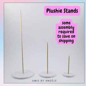 Plushie Stands - Amigurumi Stands (some assembly required)