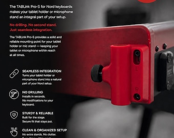 Nord Keyboard TABLink Pro S mount: for iPad Holder or Mic Boom
