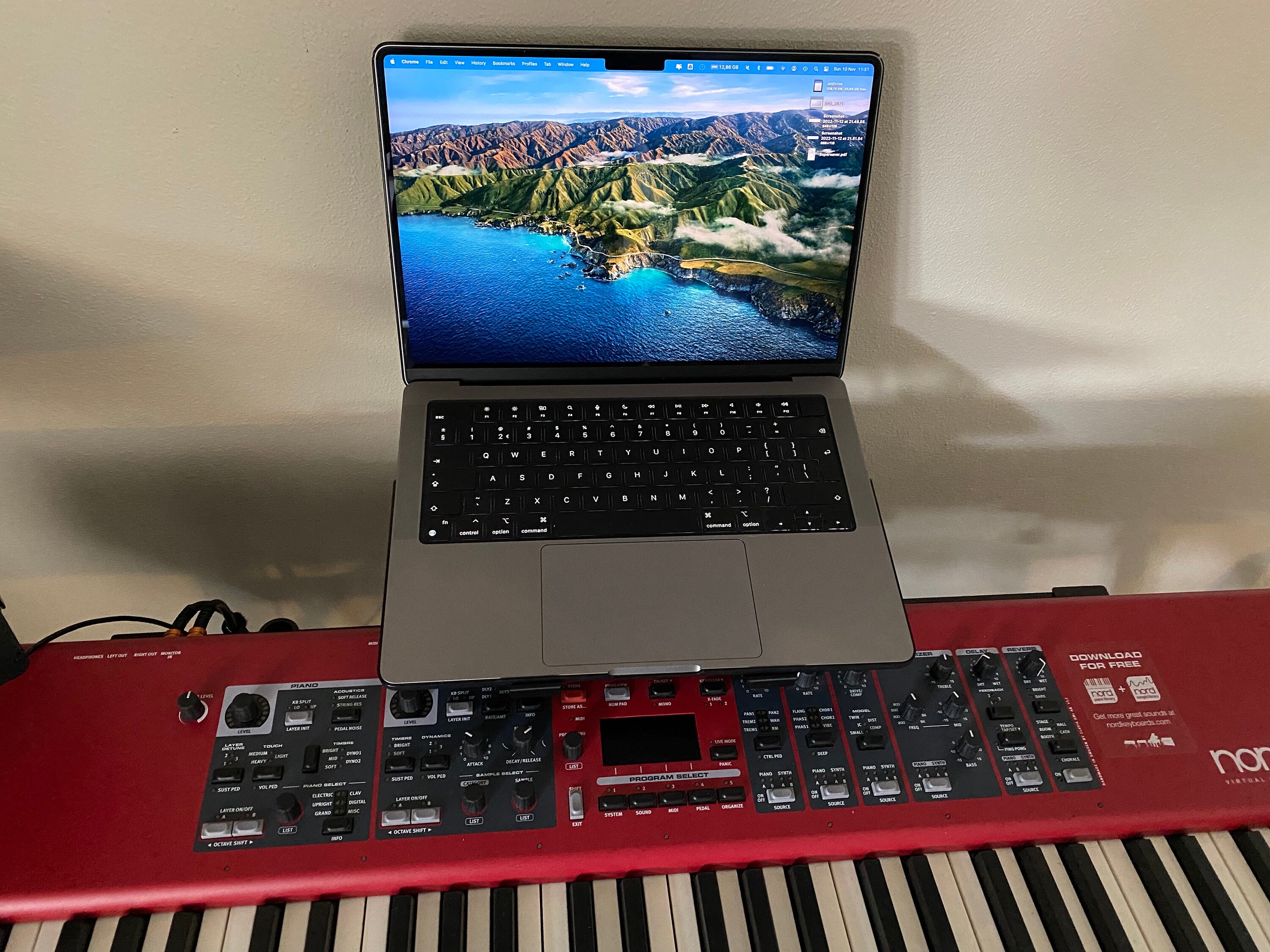 Nord Keyboards Keyrise MIDI Controller Laptop Foot Etsy