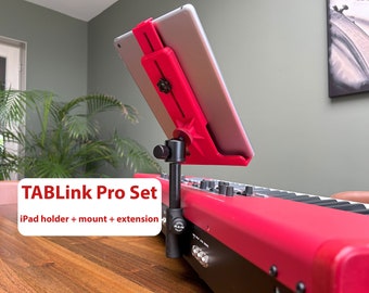 Nord Keyboards TABLink Pro SET: supporto completo per iPad + base di montaggio + estensione + testa a sfera