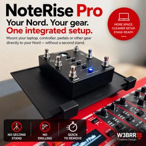 NoteRise Pro - Laptop & Gear Support for Nord Keyboard