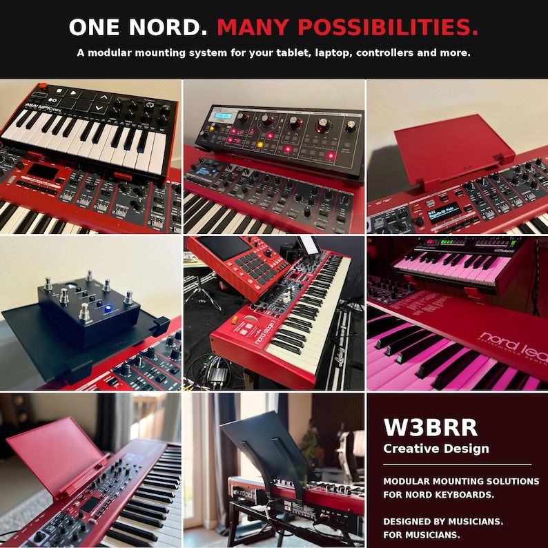NoteRise Pro - Laptop & Gear Support for Nord Keyboard bild 8
