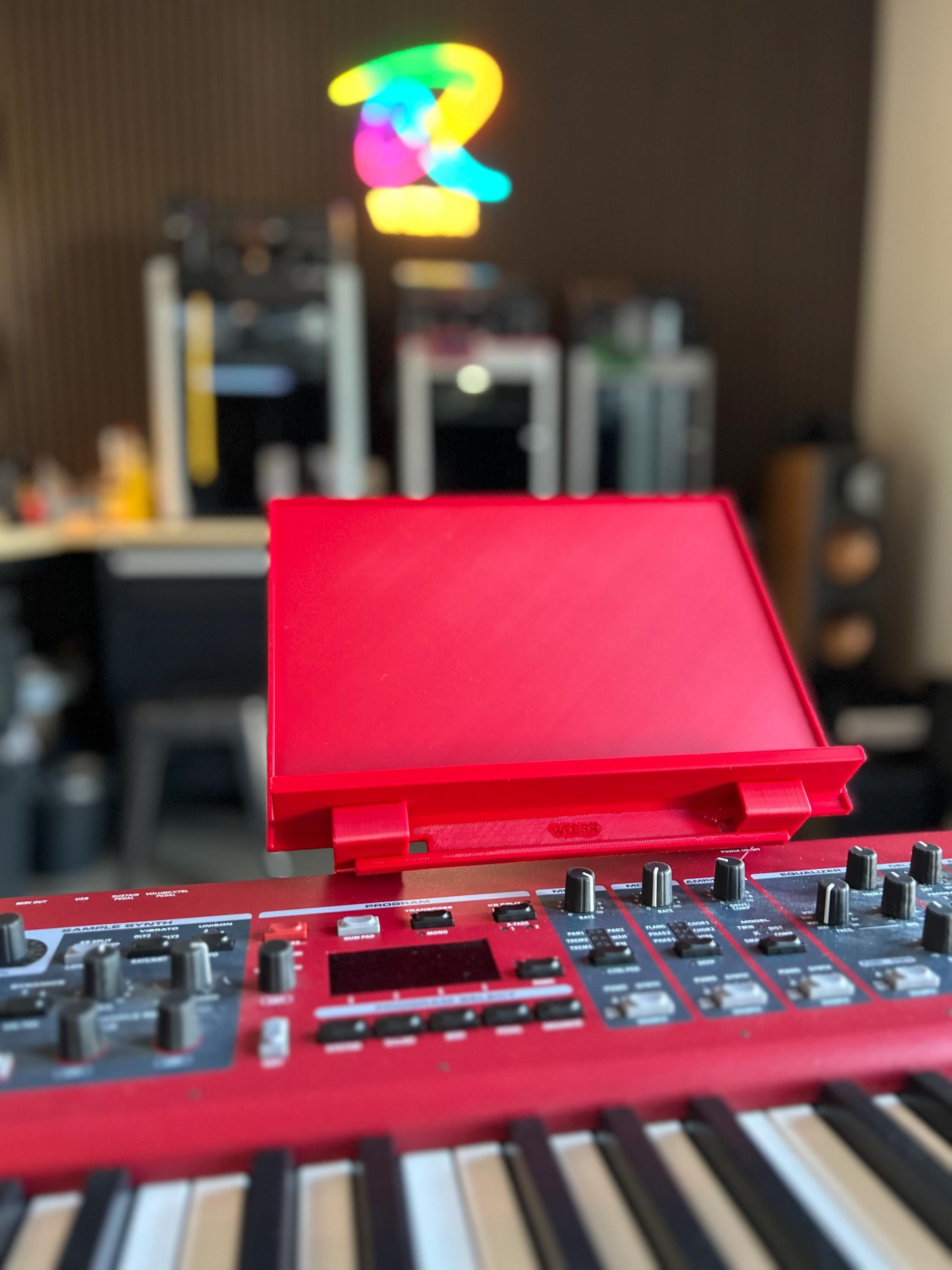 Nord Stage Music Stand - Portable Tablet & Sheet Music Holder - Etsy