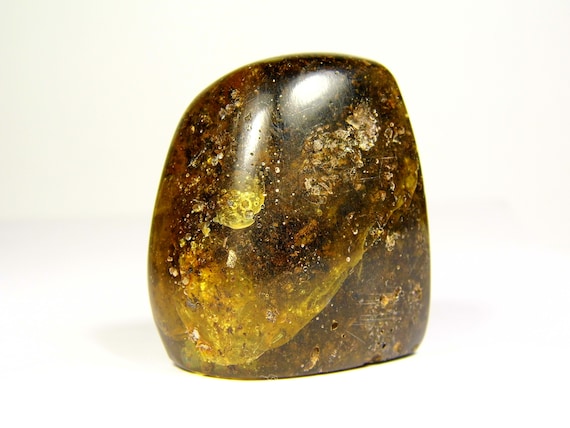 Baltic Amber Stone 26gr. Multicolor Natural Genuine Polished Gemstone 5269