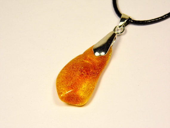 Baltic Amber Pendant Charm Brown Natural Gemstone 5050