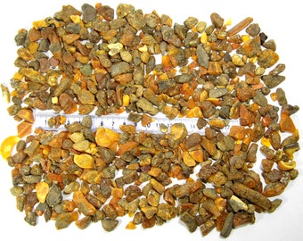 Baltic Amber Small 200gr. Pieces Nuggets Stones Multicolor Natural Genuine A0063