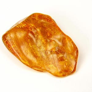 Baltic Amber Pendant Amulet With Hole 9.3gr Brown Natural Stone A0289