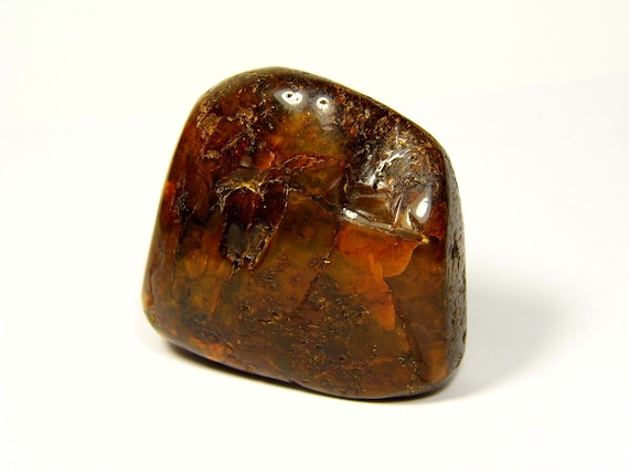 Baltic Amber Stone 19gr. Brown Natural Stone Genuine Polished Gemstone 5598