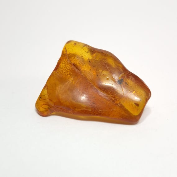 Baltic Amber Stone 5gr Brown Transparent Natural Genuine Polished Gemstone A0435