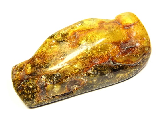 Big natural Baltic Amber stone 44 grams polished 3813