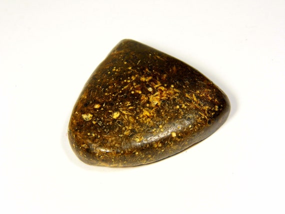 Baltic Amber Stone 8.3gr Black Brown Natural Genuine Polished Gemstone 5681