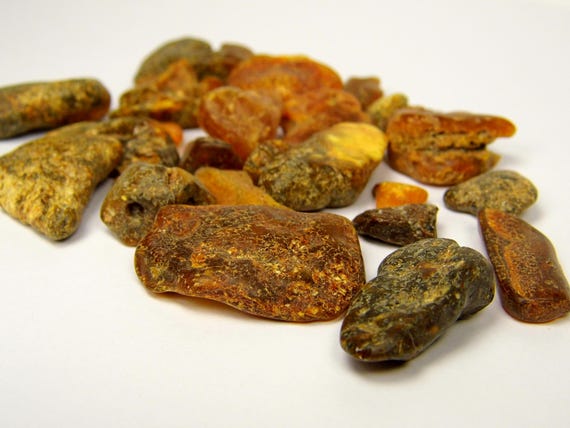 Baltic Amber Small 29gr. Pieces Nuggets Stones Multicolor Natural Genuine A0274