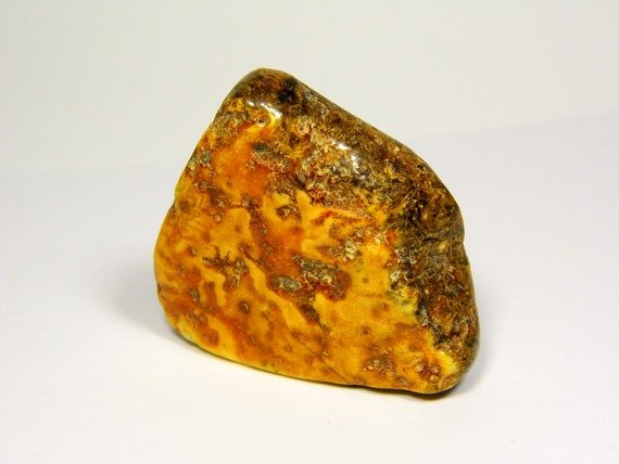 Baltic Amber Stone 14g Yellow Green Natural Stone Genuine Polished Gemstone 5605