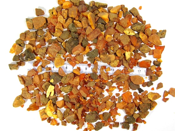 Baltic Amber Small 150gr. Pieces Nuggets Stones Multicolor Natural Genuine 4614