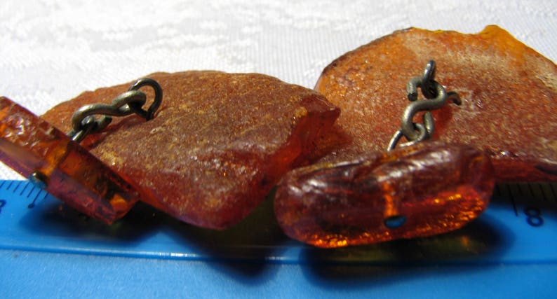 Gift For Husband Unique Vintage Gift For Dad 461 Old Amber Cuff-links Natural Amber Stone Jewelry For Men Genuine Baltic Amber