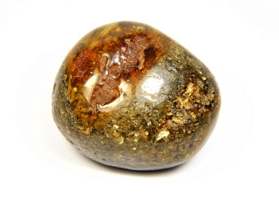 Natural Baltic Amber stone 20 grams polished 4017