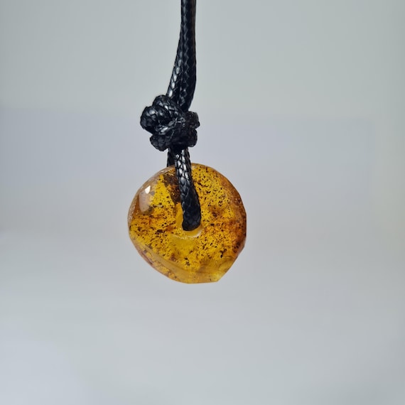 Baltic Amber Pendant Brown Natural A0403