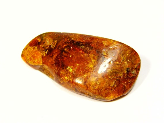 Baltic Amber Stone 16gr Brown Natural Genuine Polished Gemstone 5696