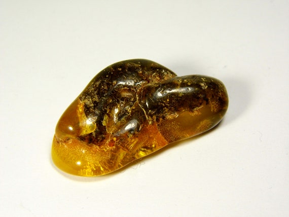 Baltic Amber Stone 7.7gr. Multicolor Natural Genuine Polished Gemstone 5714