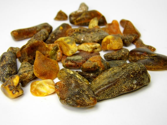 Baltic Amber Small 32gr. Pieces Nuggets Stones Multicolor Natural Genuine A0275