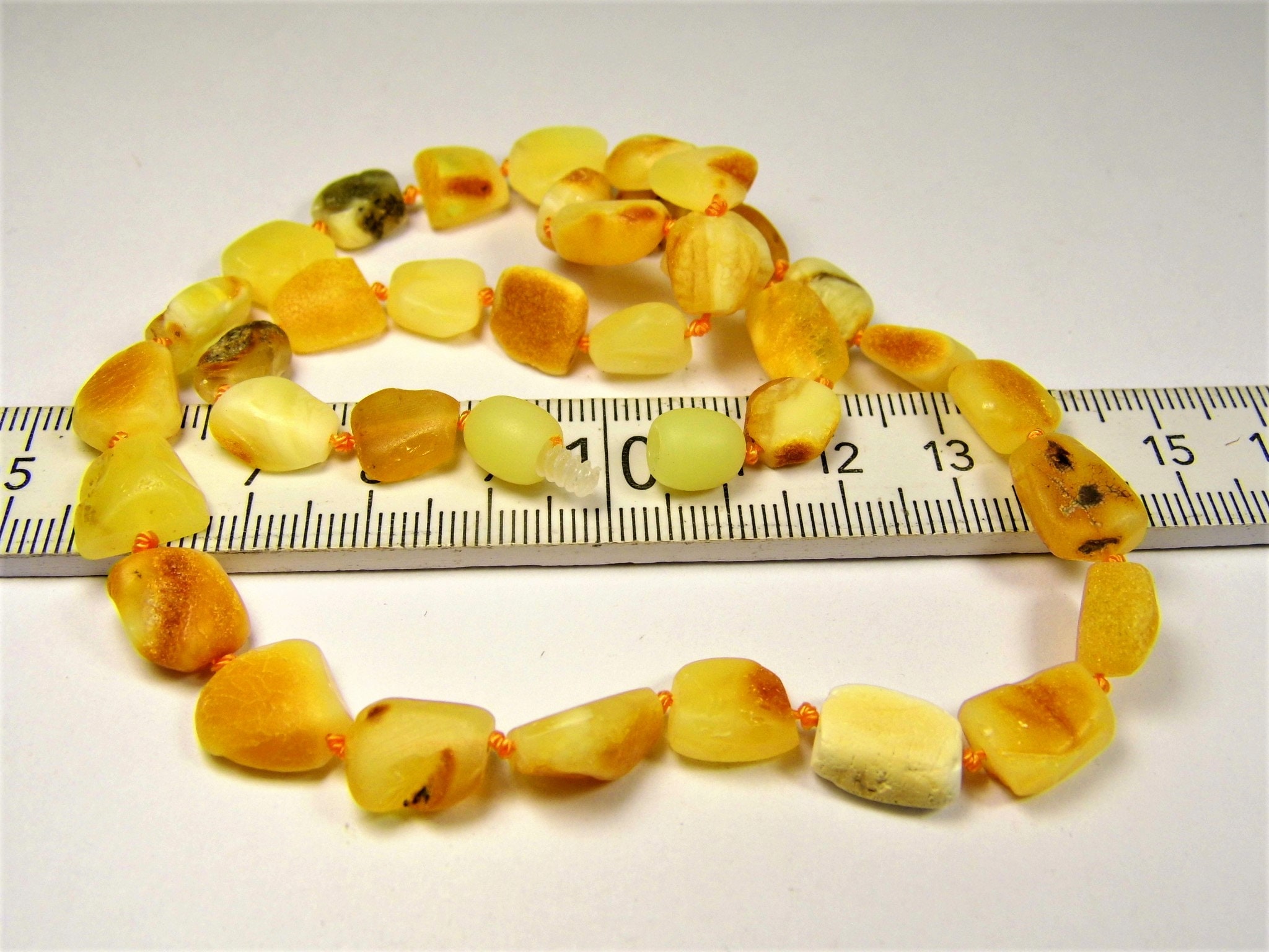 Raw Unpolshed Genune Baltc Amber Necklace Pendant Natural Stone 5.2 Gram Rough Authentc Men