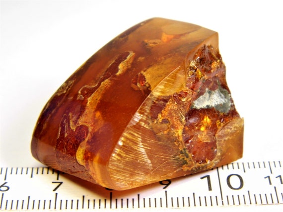 Pressed Baltic Amber broken vintage stone 17 grams 3456