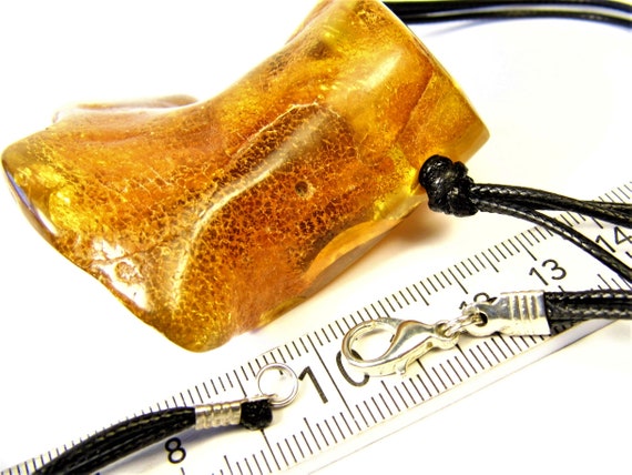 Natural Baltic Amber pendant for men and women brown color 896a