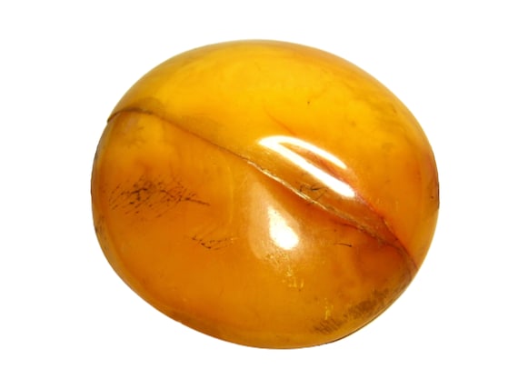 Old Baltic Amber women's retro vintage brooch 49gr butterscotch egg yolk 3660