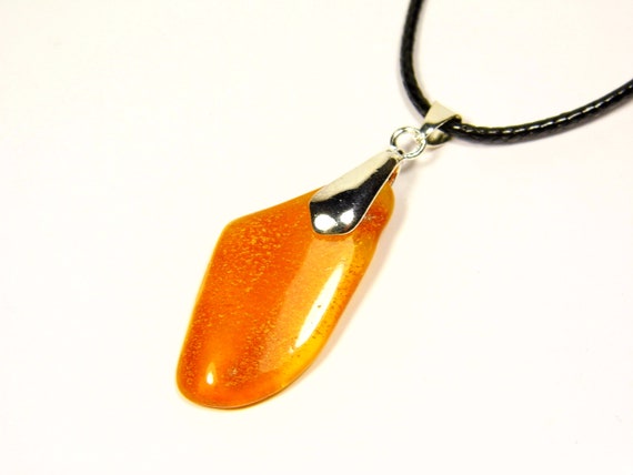 Baltic Amber Pendant Charm Brown Natural Gemstone 5049