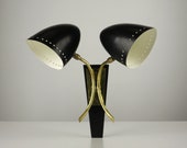 Wall lamp applied vintage style stilnovo adjustable adjustable black 60s