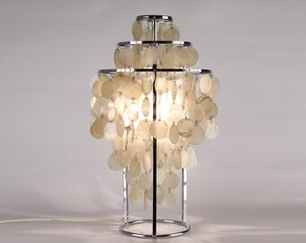 Table Lamp Fun 1TM Verner Panton Shell discs years 60