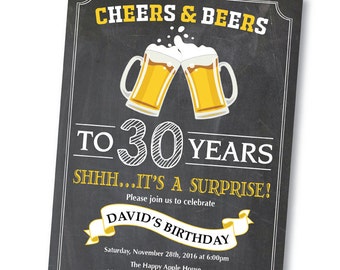 beer invitation etsy